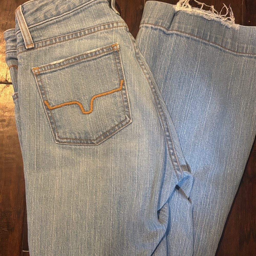 KIMES JENNIFER Blue wide Leg Jeans Classic Style